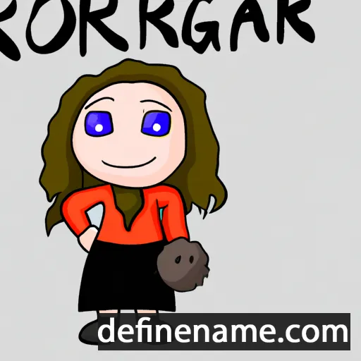 cartoon of the name Þorbjörg