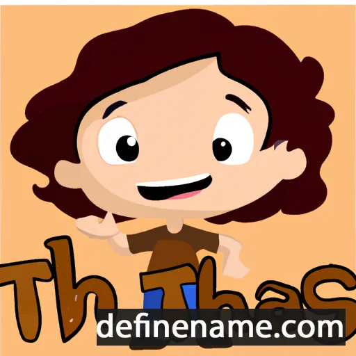 cartoon of the name Thaïs