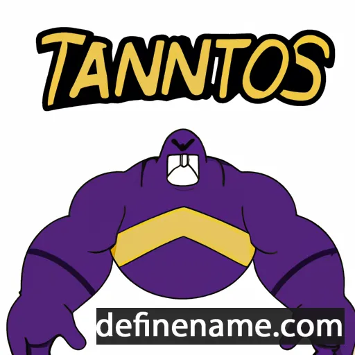 Thanos cartoon