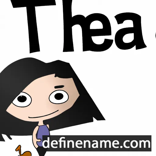 Théa cartoon