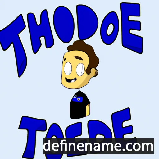 cartoon of the name Théodore