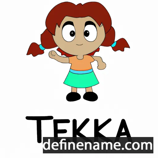 cartoon of the name Thekla