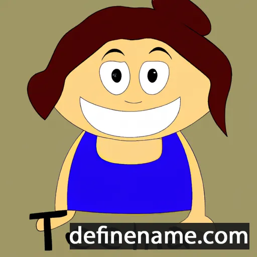 cartoon of the name Thema