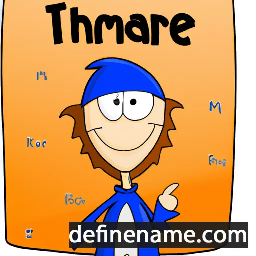 cartoon of the name Themar