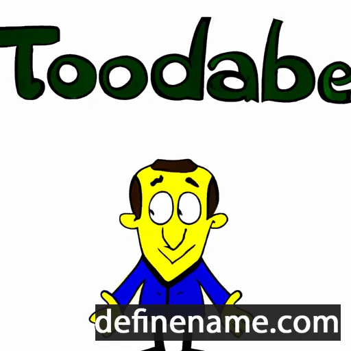 cartoon of the name Theobald