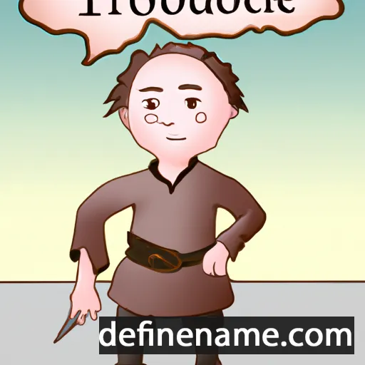 cartoon of the name Theodoric