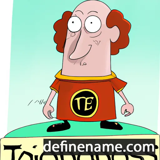 cartoon of the name Theodoros