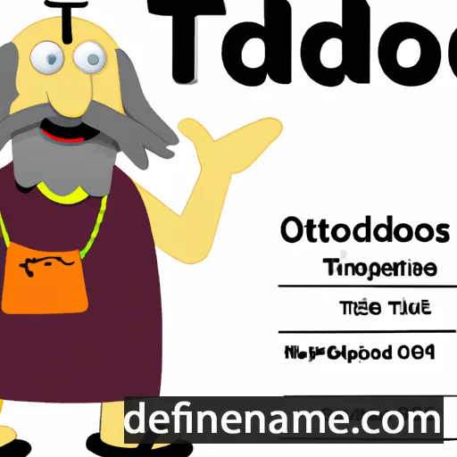 cartoon of the name Theodotos