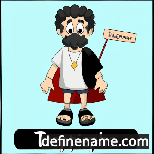 cartoon of the name Theophanes