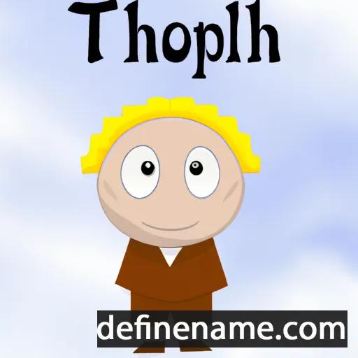 cartoon of the name Theophil