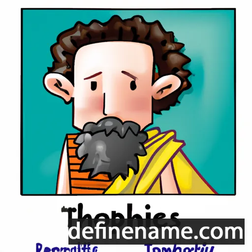 cartoon of the name Theophilos