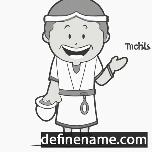 cartoon of the name Theophilus