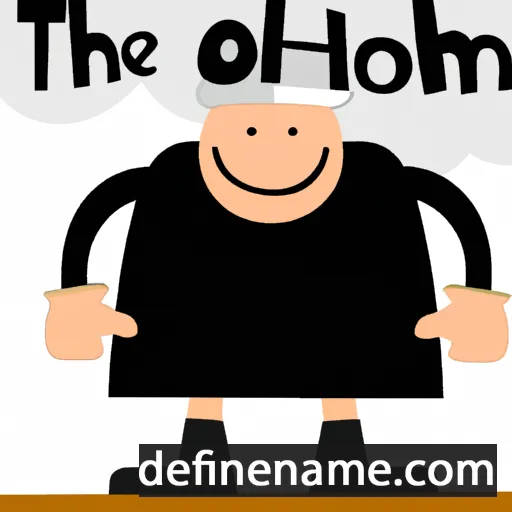 cartoon of the name Theothelm