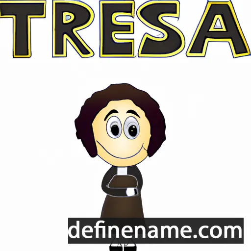 cartoon of the name Theresa