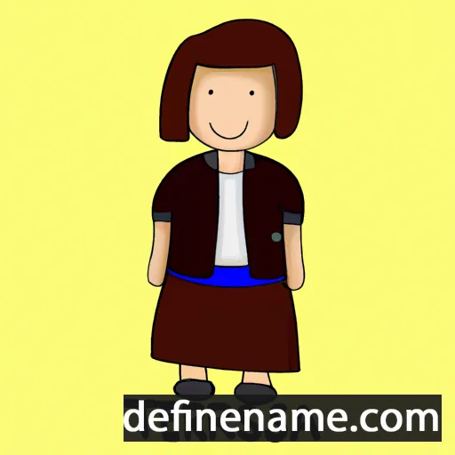 cartoon of the name Theresia