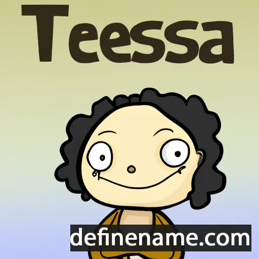 cartoon of the name Thersa