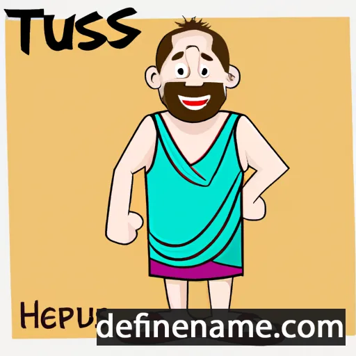 cartoon of the name Theseus