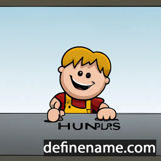 cartoon of the name Theunis