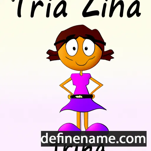 cartoon of the name Thirza