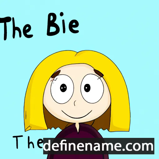 cartoon of the name Thisbe