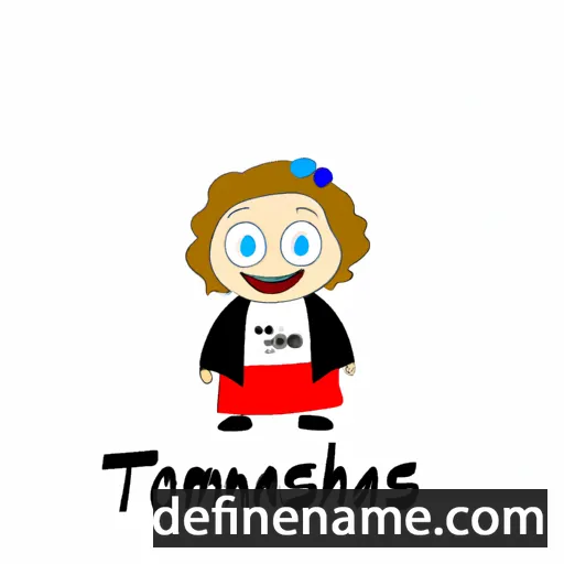 cartoon of the name Thomasina