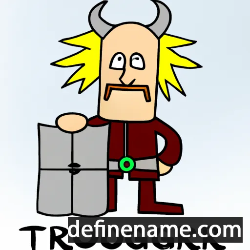 cartoon of the name Thorborg