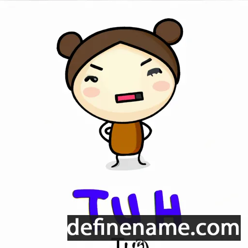 cartoon of the name Thu