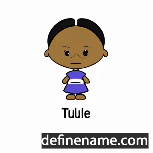 Thulile cartoon