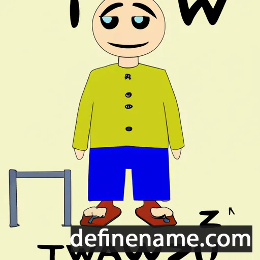 cartoon of the name Tīwaz