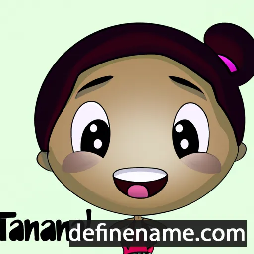 cartoon of the name Tianna