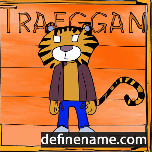 cartoon of the name Tigernán