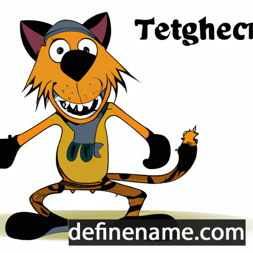 cartoon of the name Tigernach