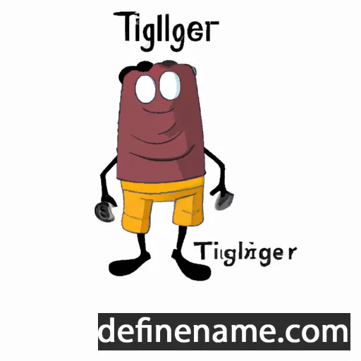 cartoon of the name Tiglath-Pileser