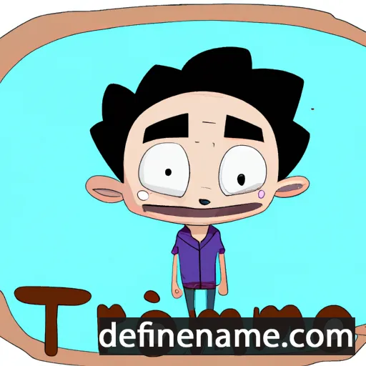 cartoon of the name Tihomir