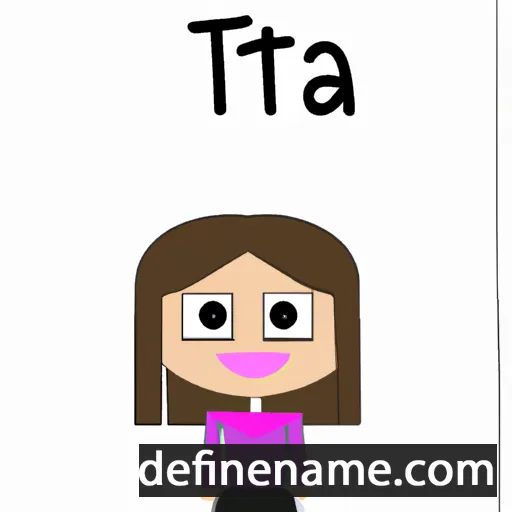 cartoon of the name Tiia