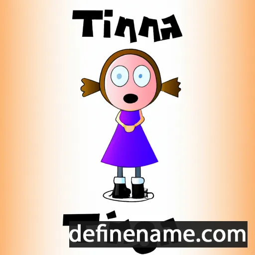 Tiina cartoon