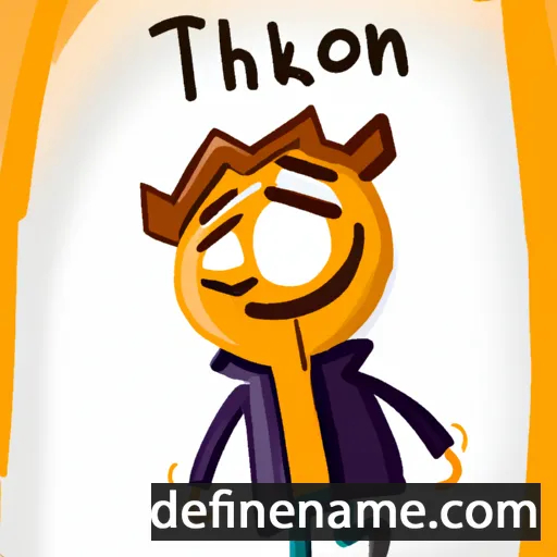 cartoon of the name Tikhon