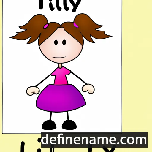 cartoon of the name Tilly