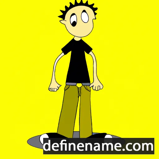 cartoon of the name Timo