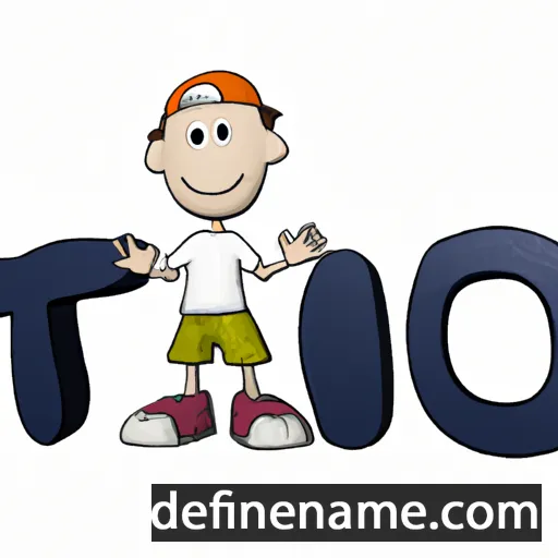 cartoon of the name Timo