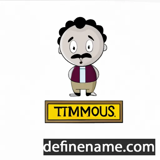 cartoon of the name Timoteus