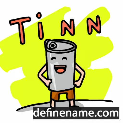 Tin cartoon