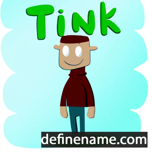 cartoon of the name Tinek