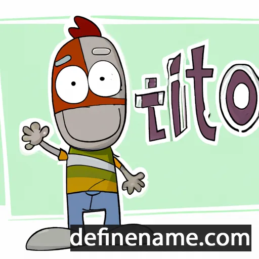 cartoon of the name Tirto