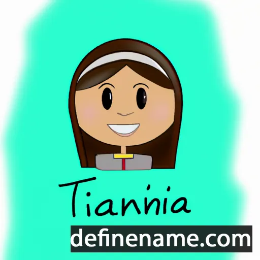 cartoon of the name Titiana