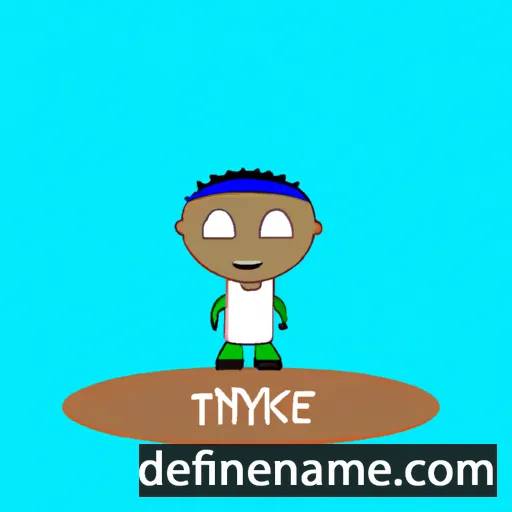 cartoon of the name Tiyamike