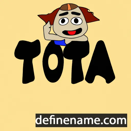 cartoon of the name Tófa