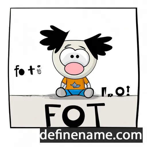 Tófi cartoon