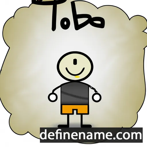 cartoon of the name Tobia