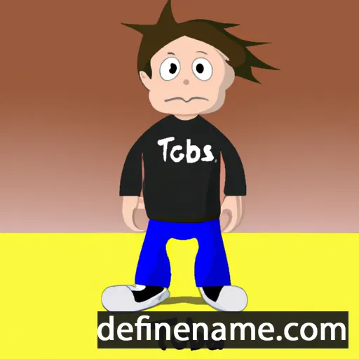 cartoon of the name Tobiasz